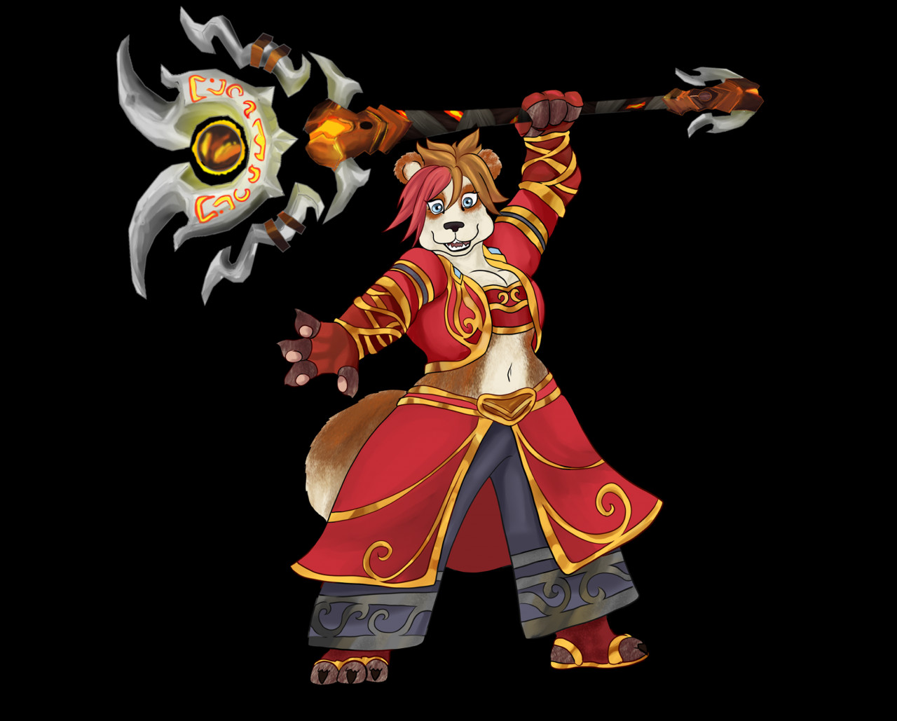 Pandaren Rebussa By Chocofurry -- Fur Affinity [dot] Net