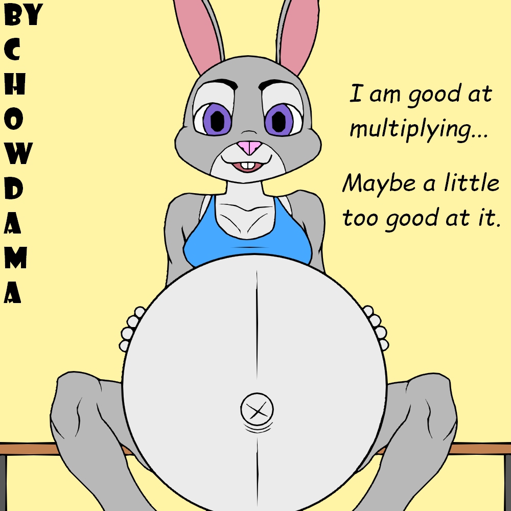 Heavily Pregnant Judy Hopps by Chowdama -- Fur Affinity [dot] net