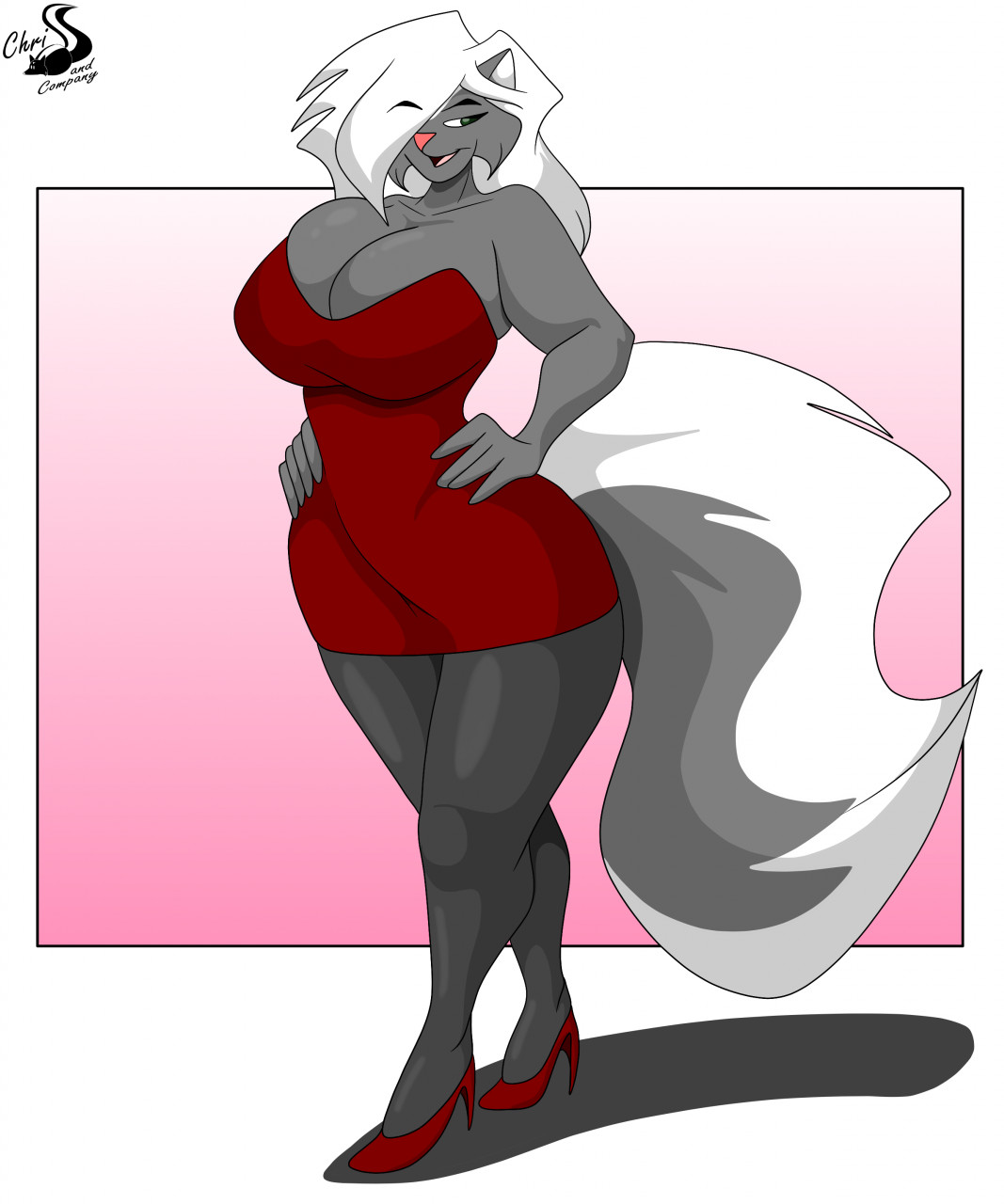 Kelsey in Red by ChrisandCompany -- Fur Affinity [dot] net