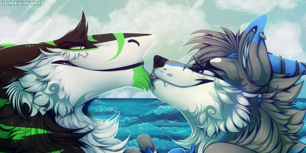 Pony Furry Kiss Stock Illustration 1303739515