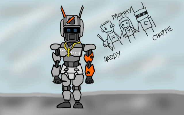 Chappie daily doodle 7 18 2015 by ChuckMeIntoHell Fur