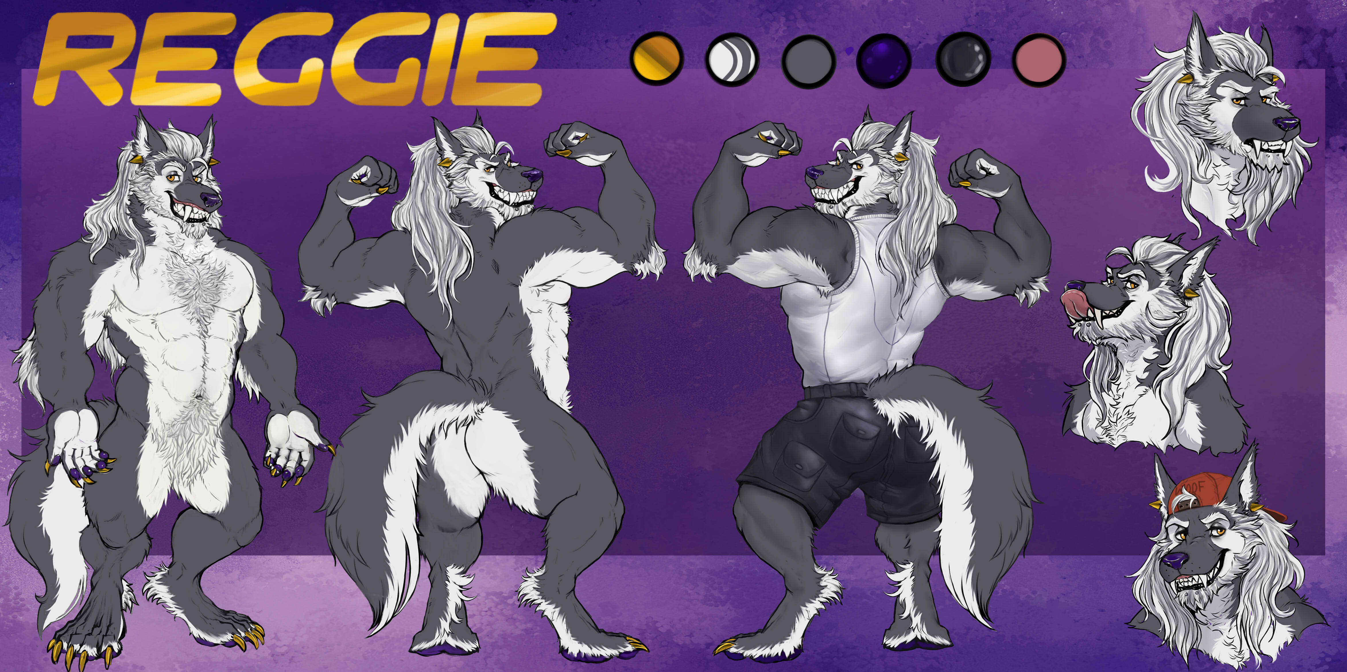 Reggie Ref sheet (G) by ChumBasket -- Fur Affinity [dot] net