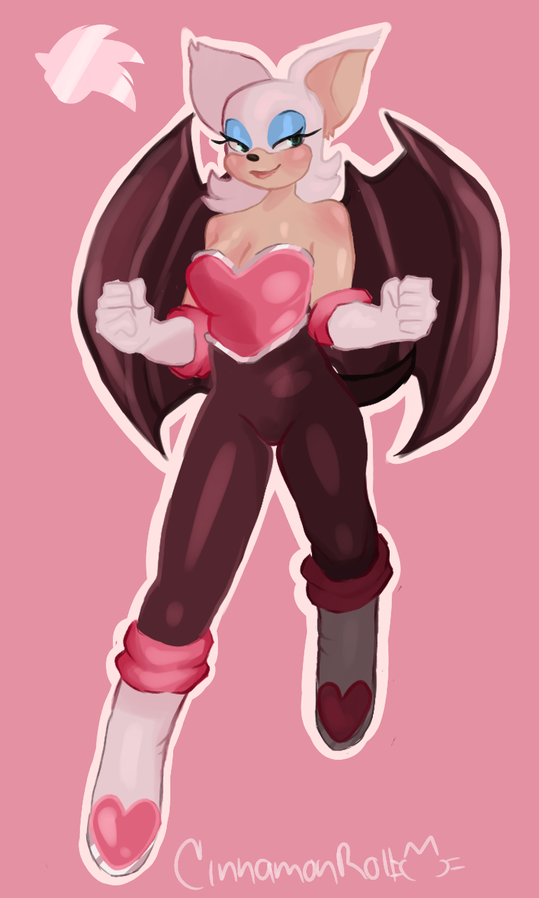 Rouge the bat by CinnamonnRoll -- Fur Affinity [dot] net