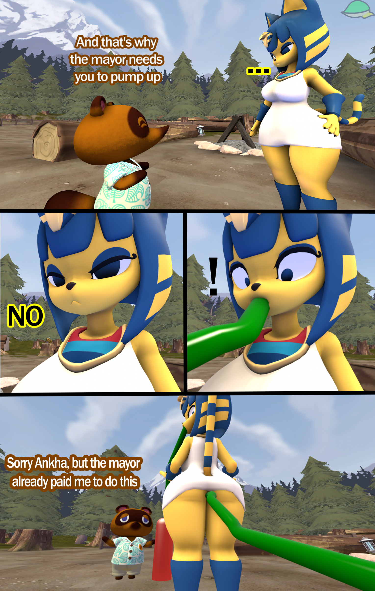 Ankha inflation 1? by Cintaverde -- Fur Affinity [dot] net