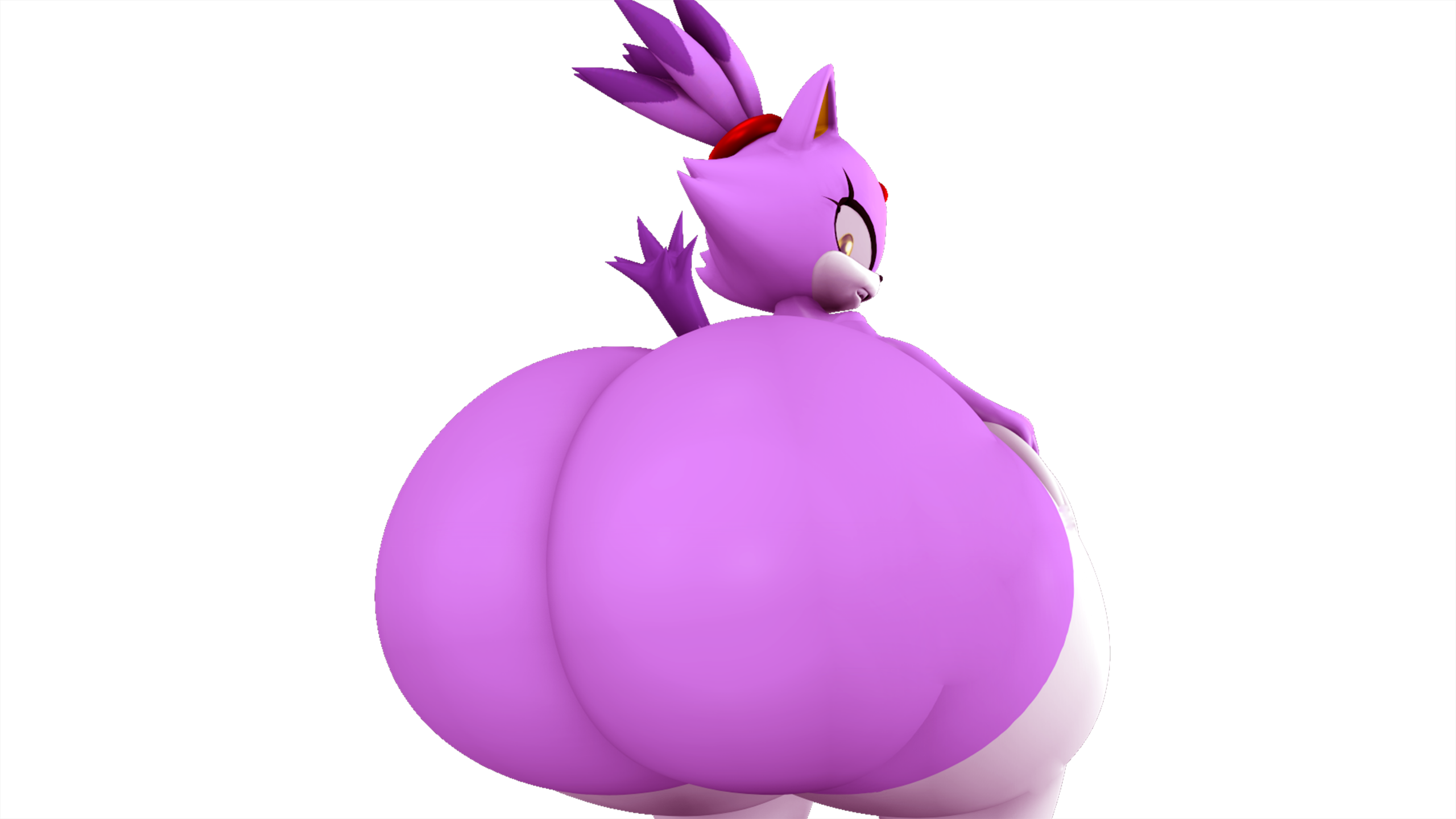 Blaze the fat ass by Cintaverde -- Fur Affinity [dot] net