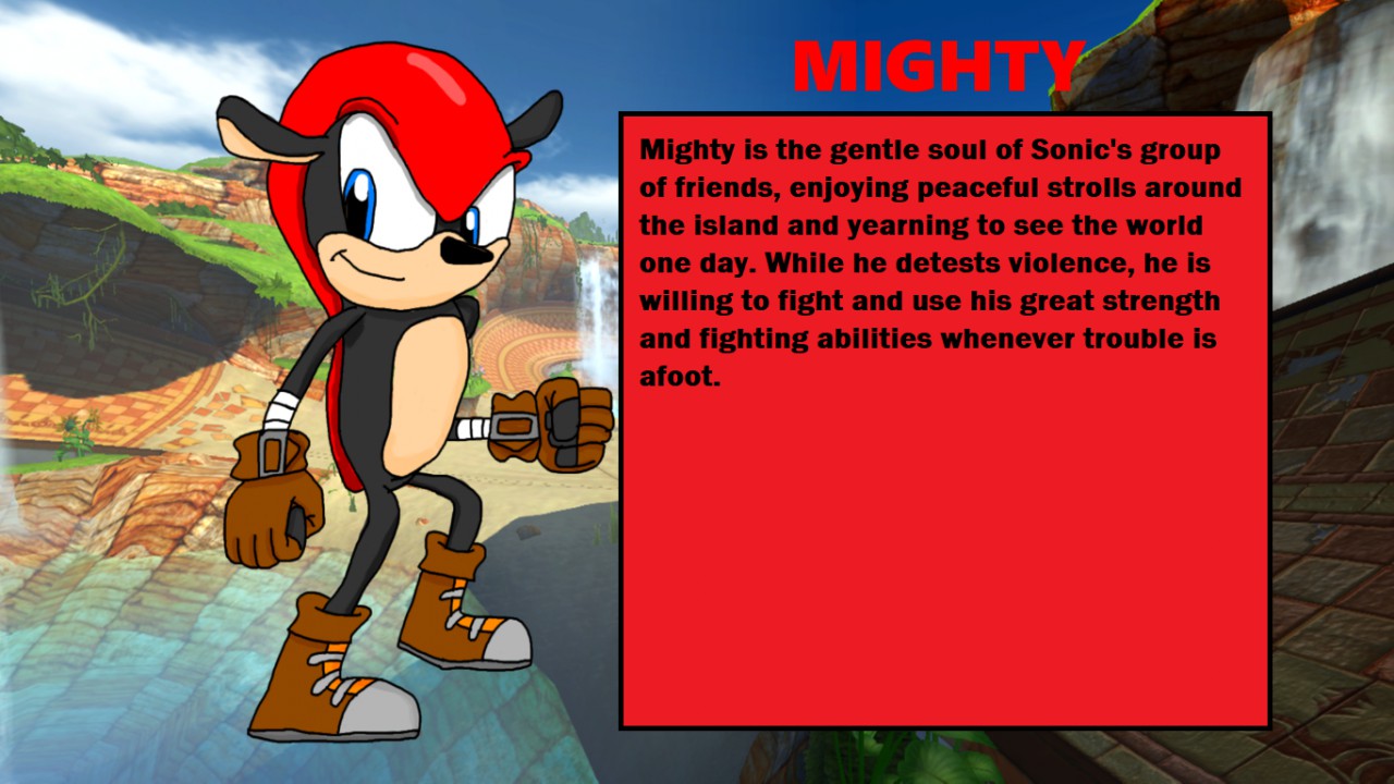 Mighty the Armadillo in Sonic the Hedgehog