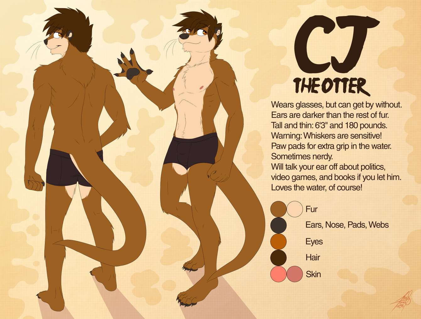 Updated Ref Sheet- Underwear by CJtheOtter -- Fur Affinity [dot] net