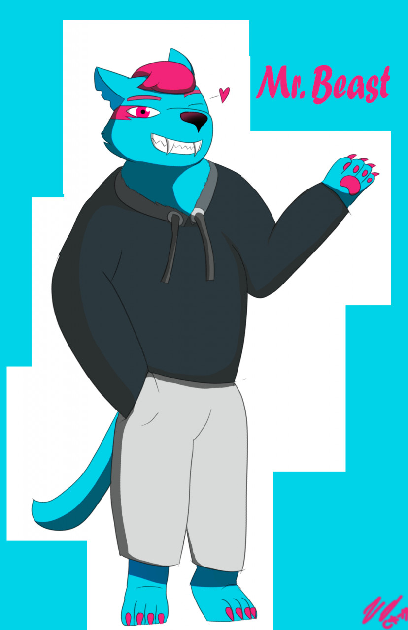 MrBeast!!! but furry by RoxoLabs -- Fur Affinity [dot] net