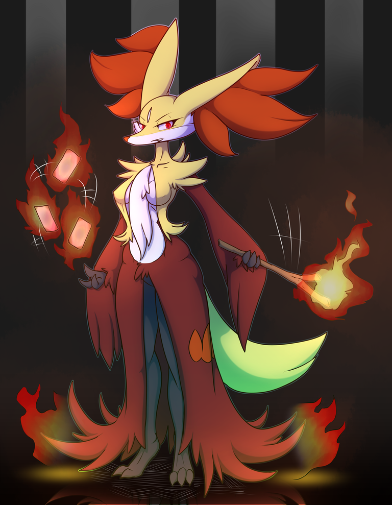 Red Pokemon Redesign by Witchdollatelier -- Fur Affinity [dot] net