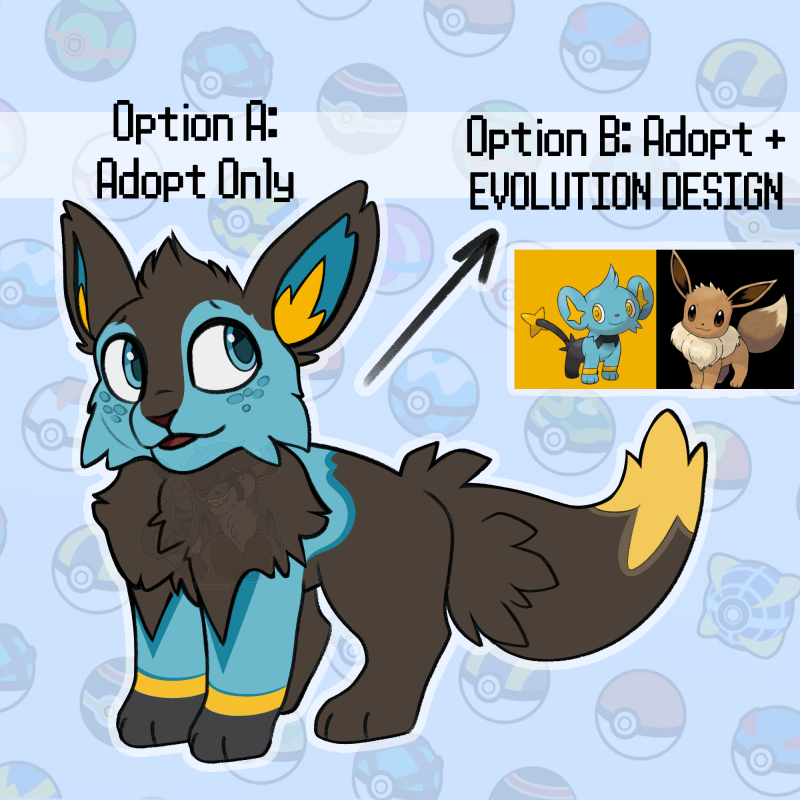 Glamrock Eevee / Pokémon x FNAF 9 fusion adopt by Shiningpokey -- Fur  Affinity [dot] net