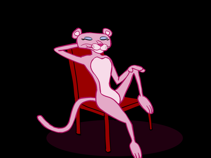 Pink Panther Working Out 2 (The Pink Panther, Fanart) by Lobogriff -- Fur  Affinity [dot] net
