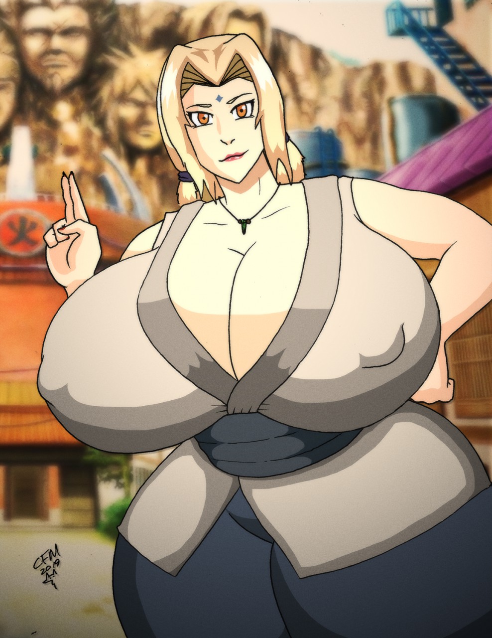 Lady tsunade's boobs