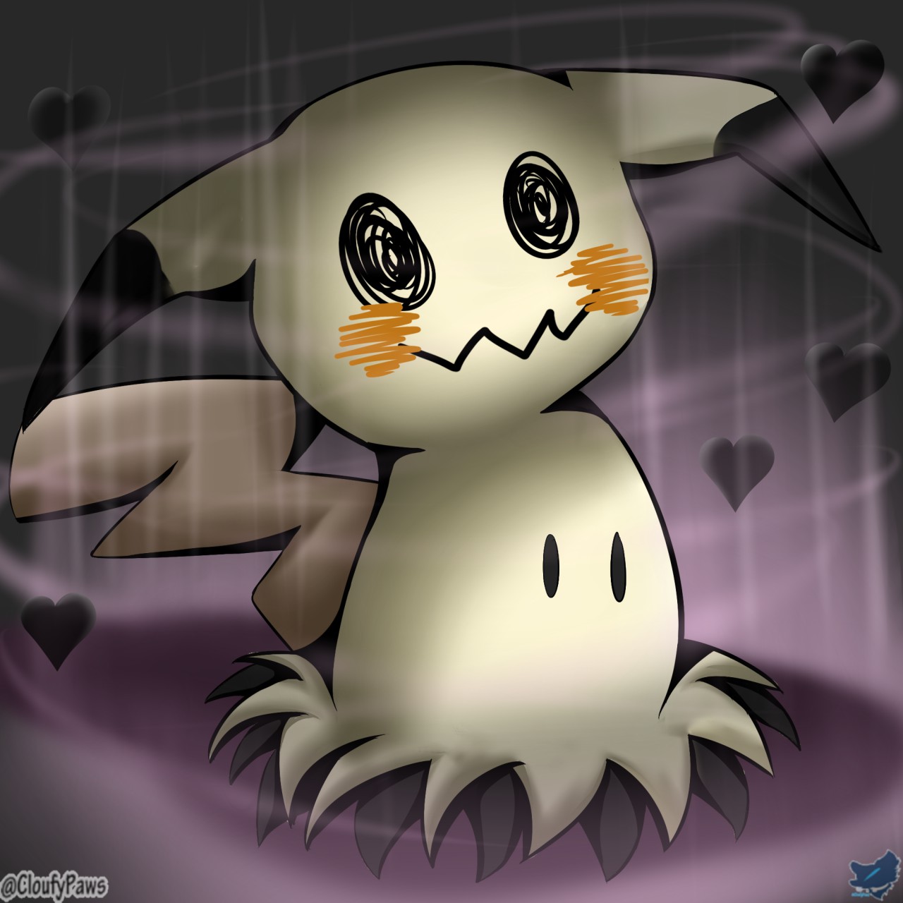 Fanart][Vector] Mimikyu by Proncus -- Fur Affinity [dot] net