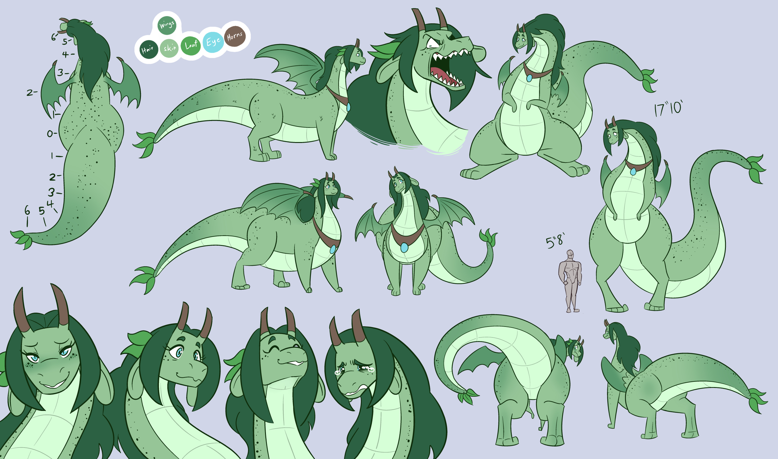 Character reference: Maple Willowwind (Dragon form) by Cobatsart -- Fur.