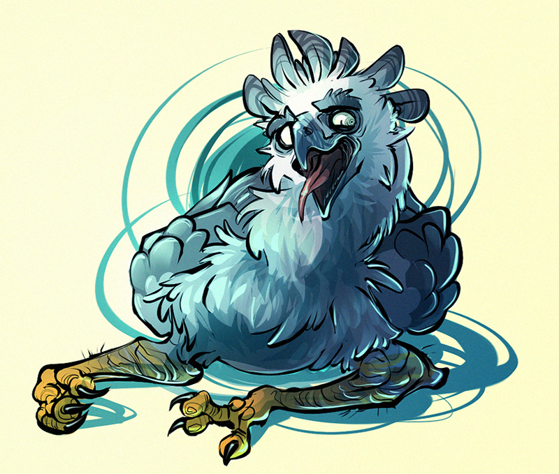harpy eagle gryphon by CoconutMilkyway -- Fur Affinity [dot] net