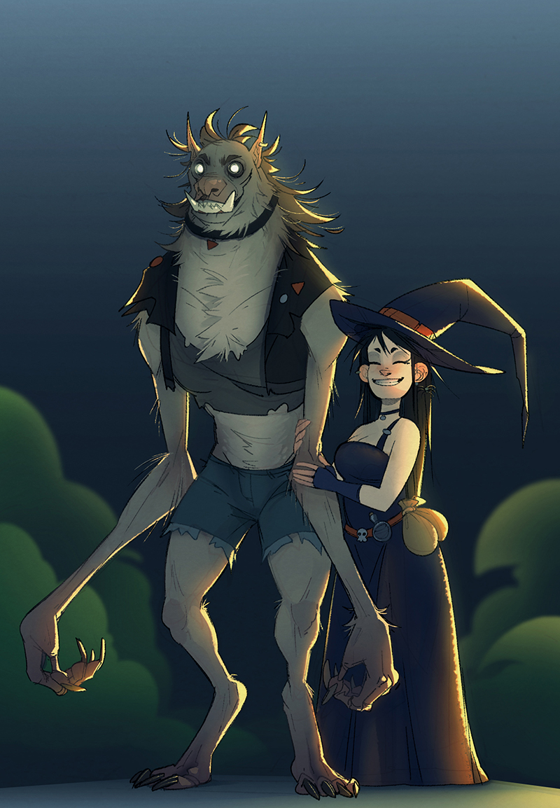 bringing the werewolf gf to the function by CoconutMilkyway -- Fur Affinity  [dot] net