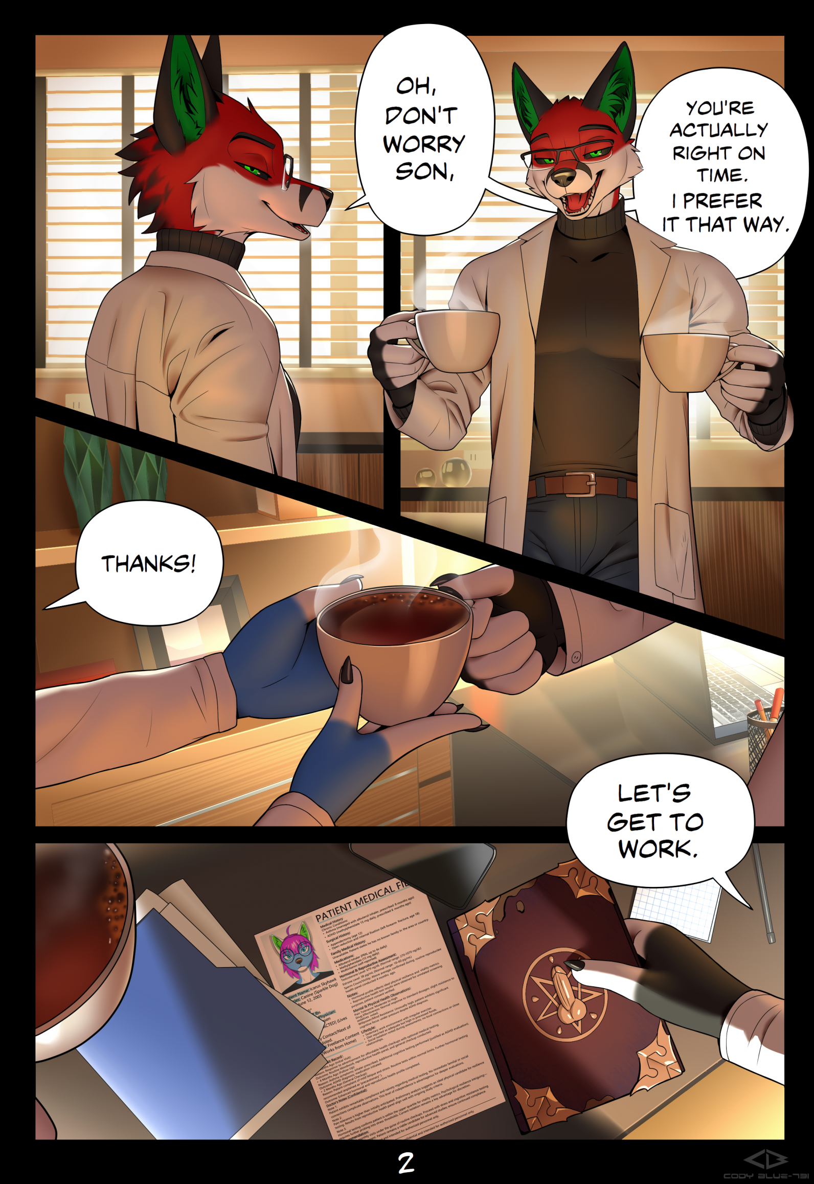 "Doctor's Orders" comic commission /page 2