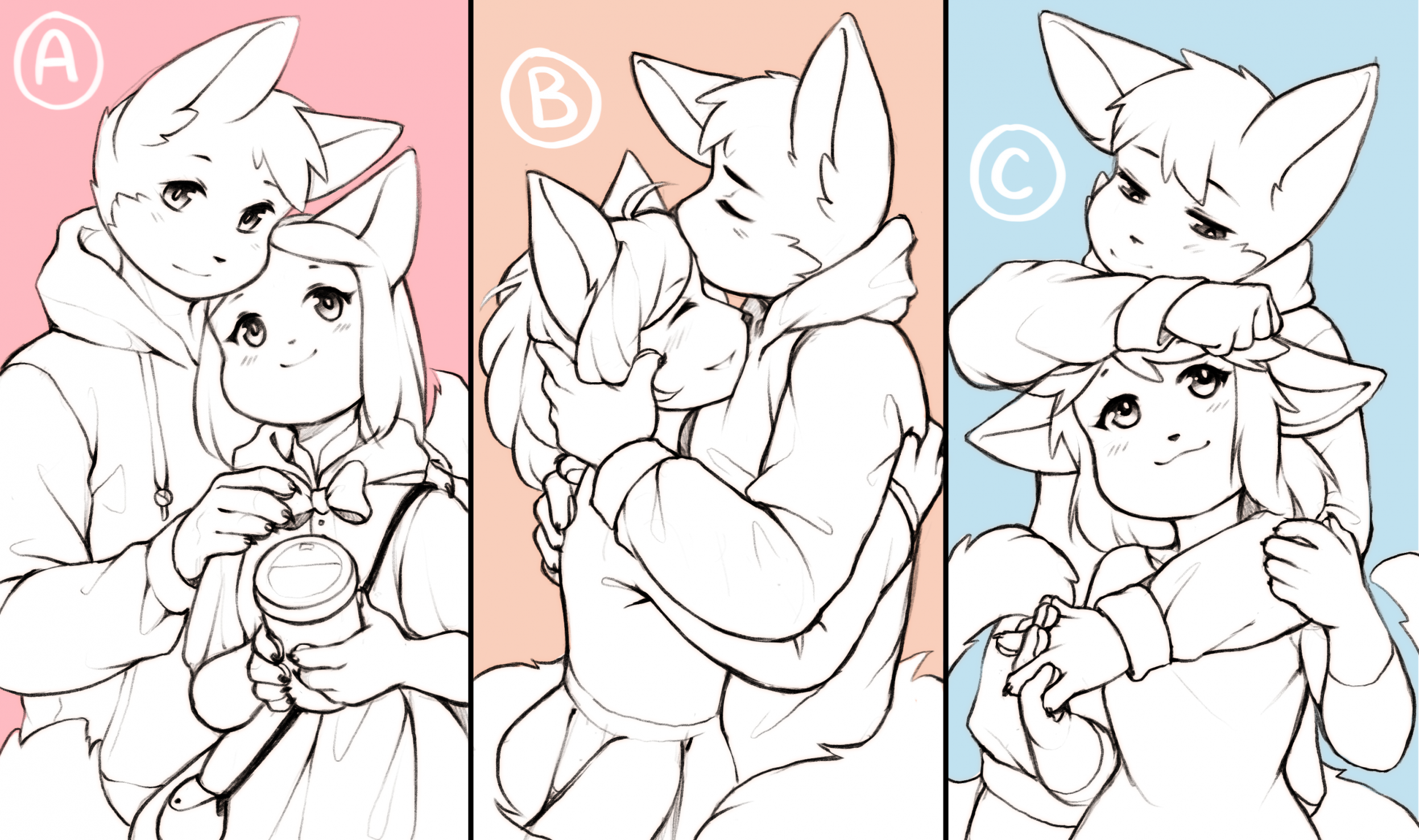 Romantic YCH - auction closed by Sunlightr#cute #romantic #ych