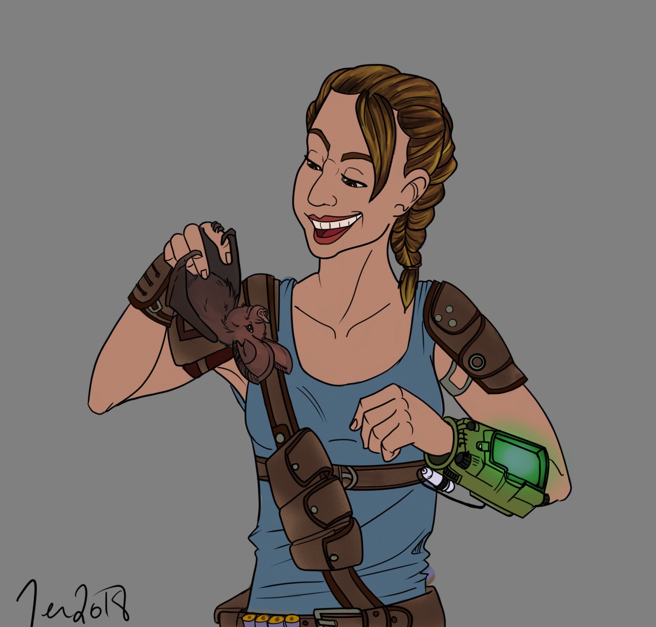 Jessa -- Fallout New Vegas Courier Commission by coffee-and-cogs -- Fur  Affinity [dot] net