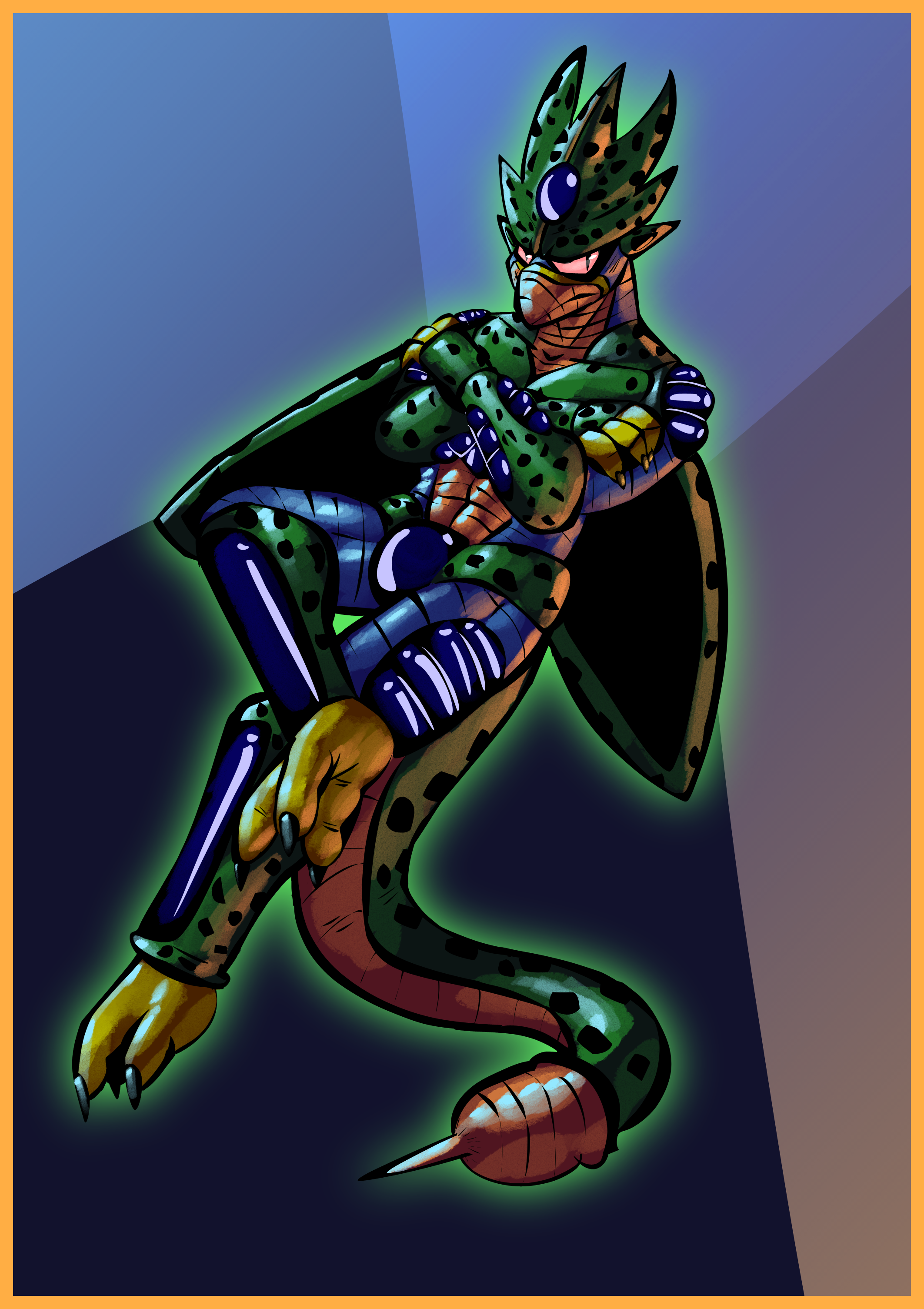 perfect cell AU by coldgemini -- Fur Affinity [dot] net