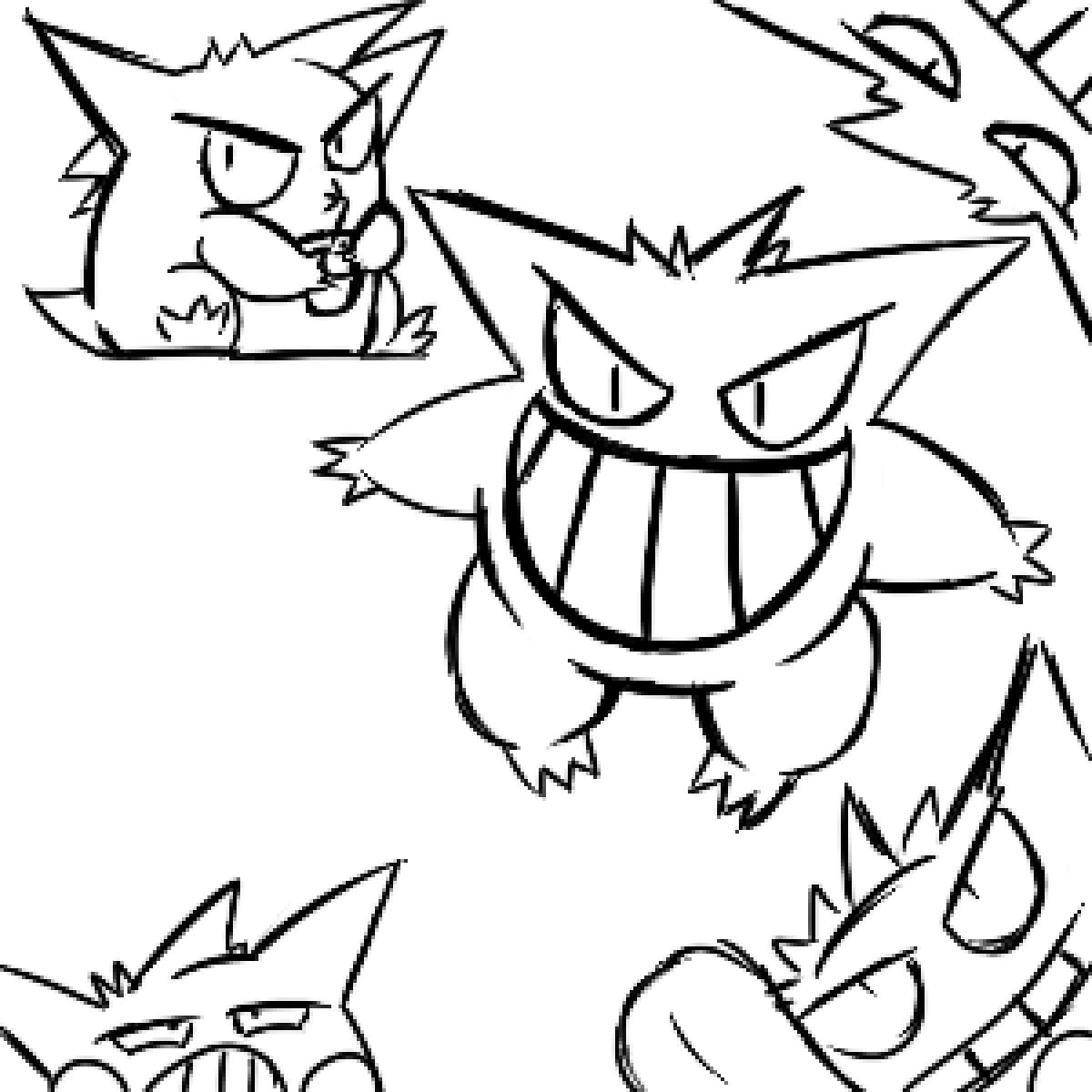 cohost! - Daily Doodle: October 1st; Gengar