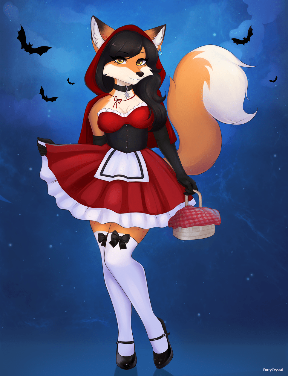 Red Riding Hood Costume by Furrycrystal by CollarSpider -- Fur Affinity  [dot] net