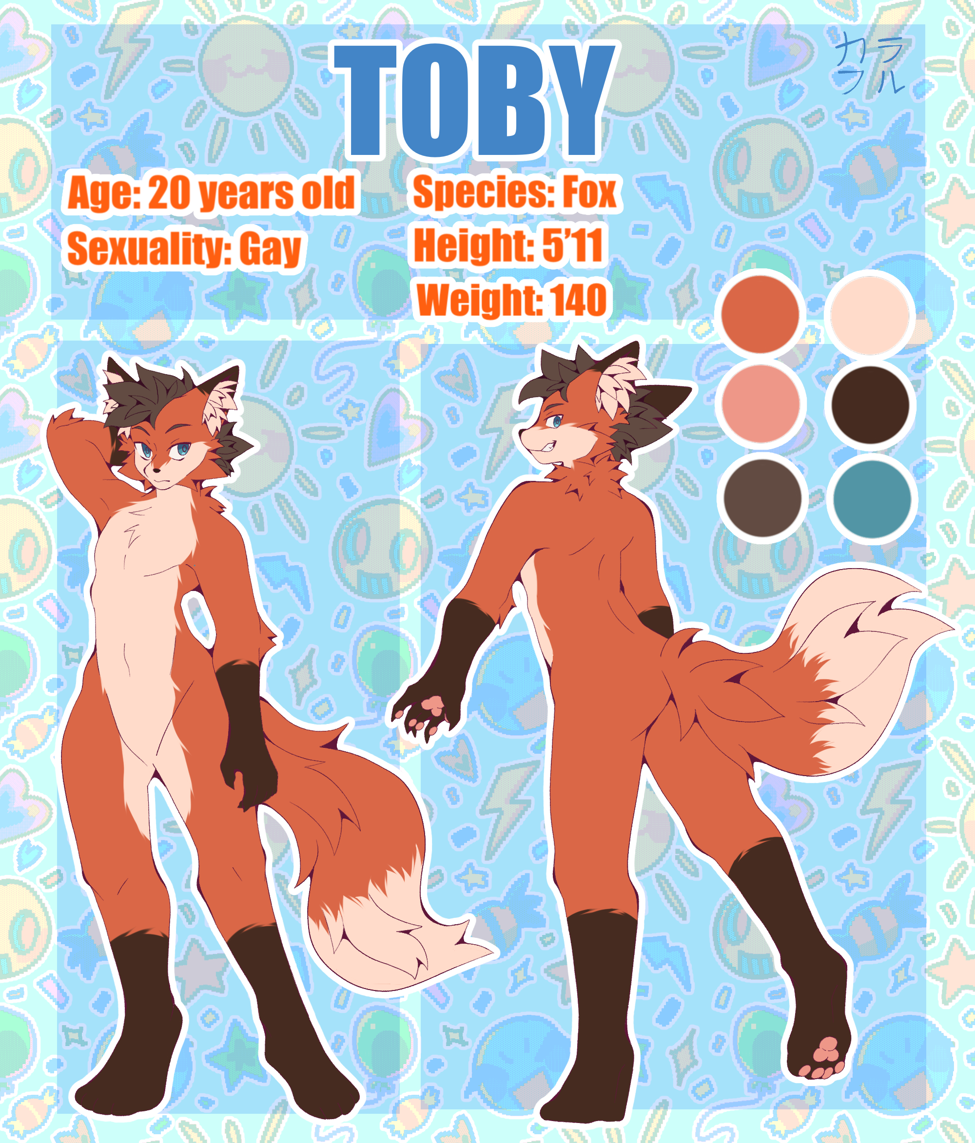 Toby Reference Sheet Commission by Colorfuluwu -- Fur Affinity [dot] net