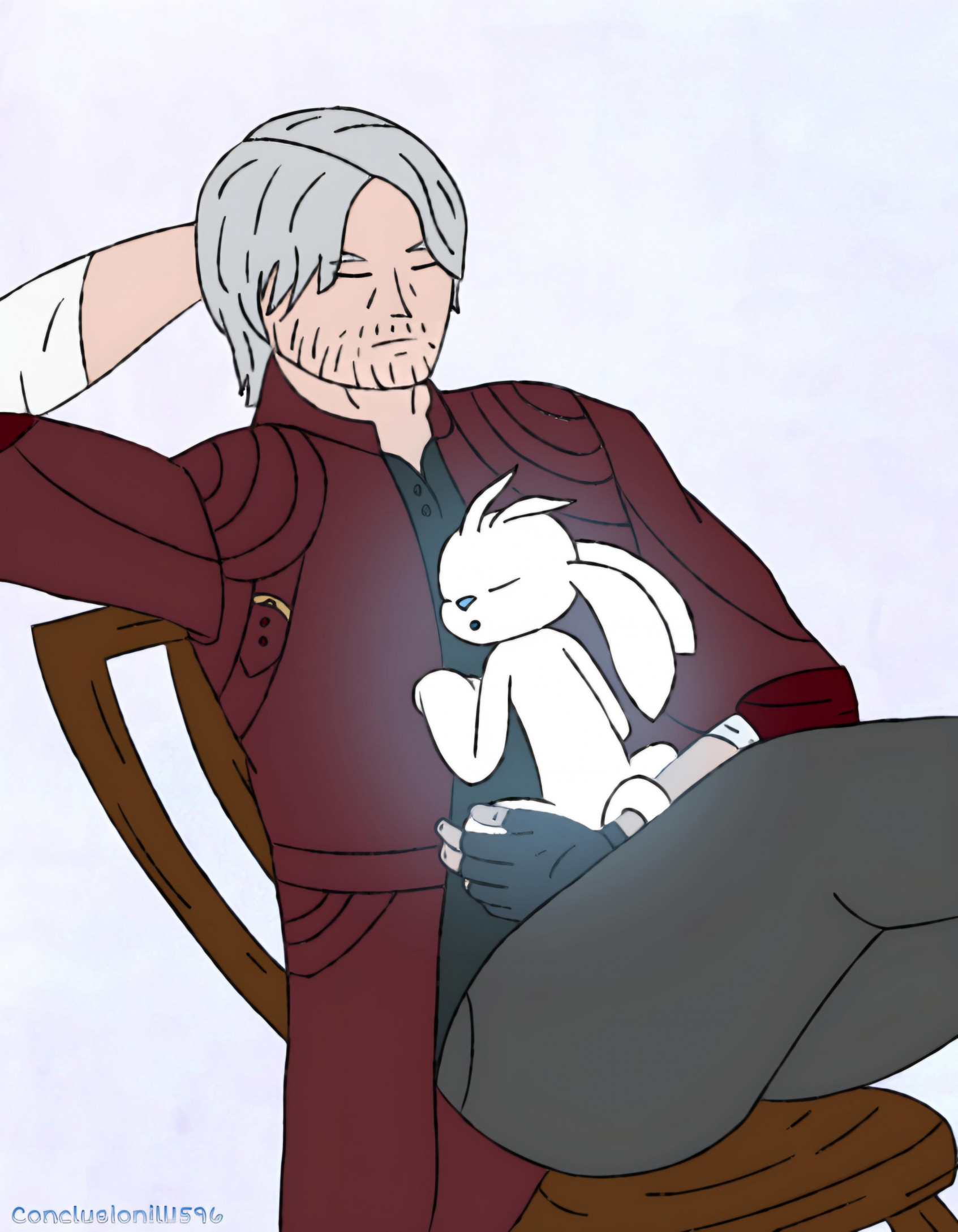 Ori and Uncle Dante, Napping by ConclusionIll1596 -- Fur Affinity [dot] net