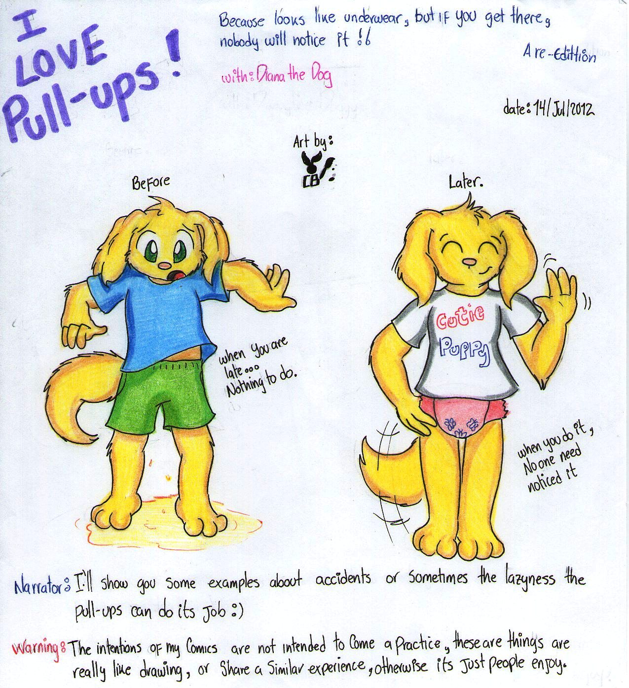 Diana love pull ups comic [F5] by ConejoBlanco -- Fur Affinity