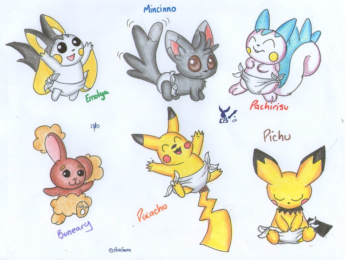 Little Pokémon by ConejoBlanco -- Fur Affinity [dot] net