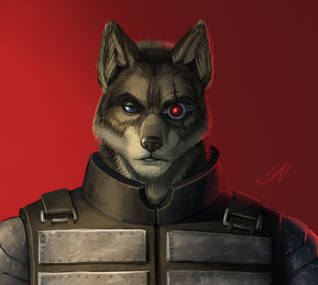 CyberWolf by conquistabear -- Fur Affinity [dot] net