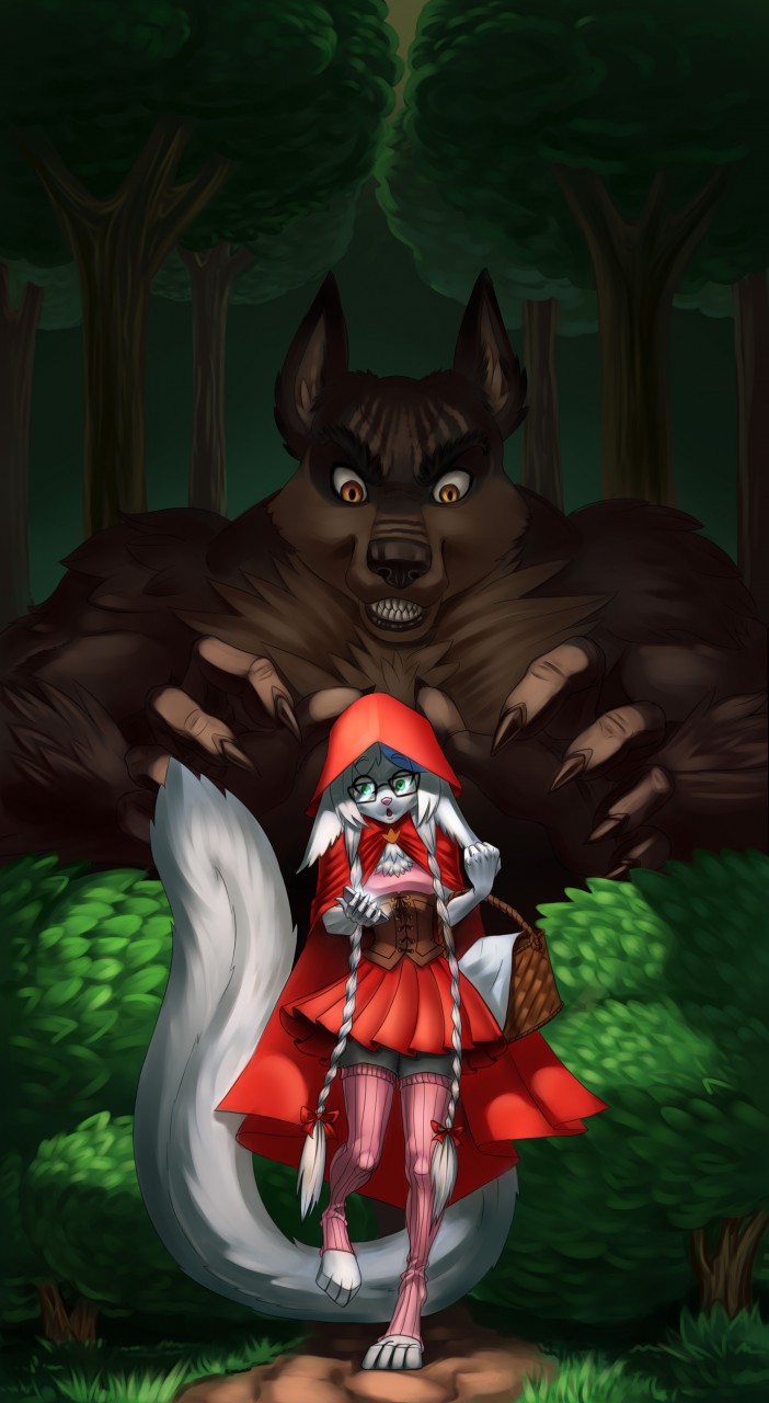 Little Red Riding Hood YCH by conquistabear -- Fur Affinity [dot] net