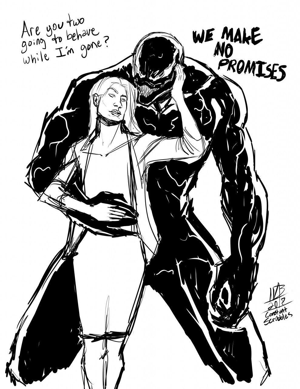 Venom, Behave by ConstantScribbles -- Fur Affinity [dot] net