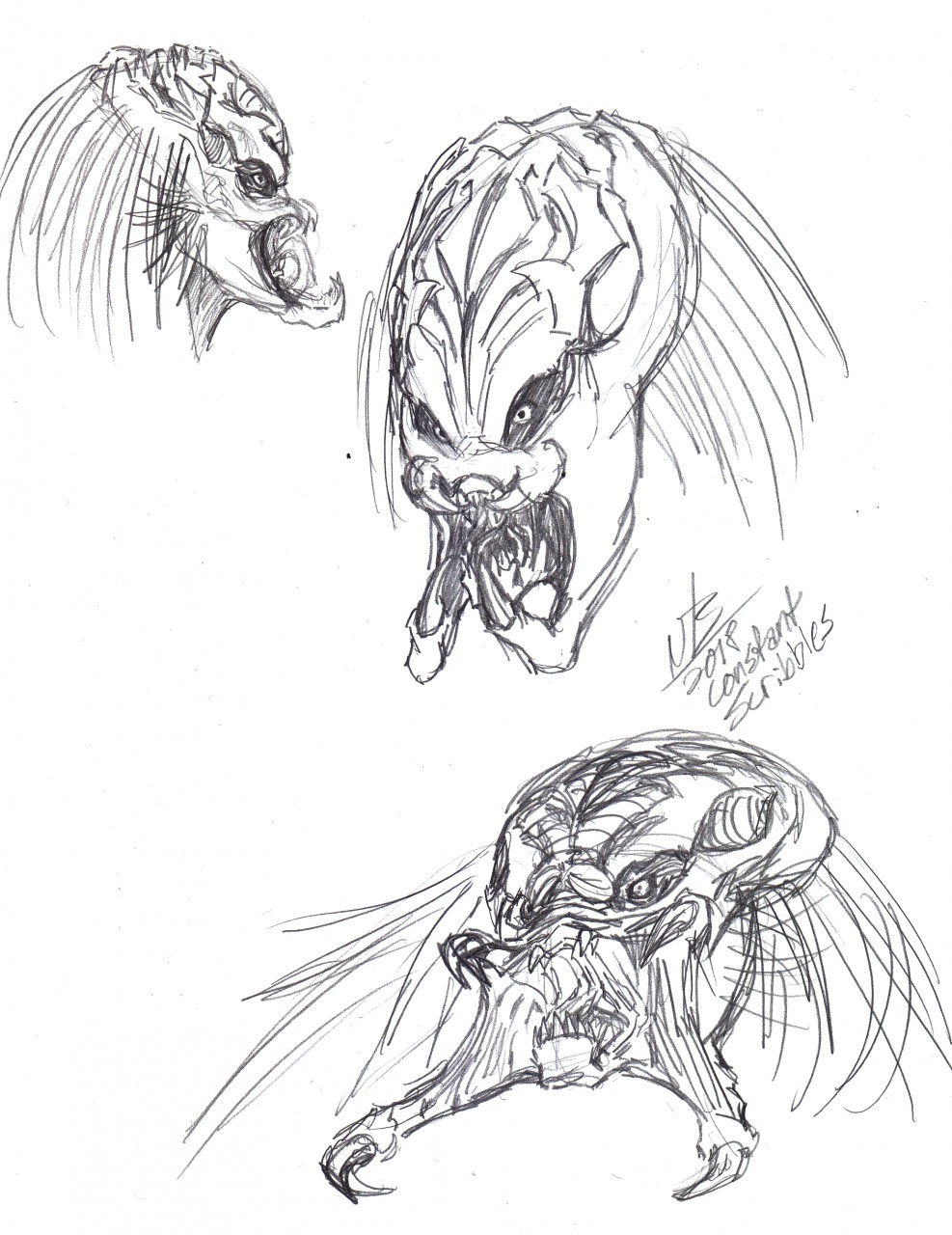 berserker predator drawing