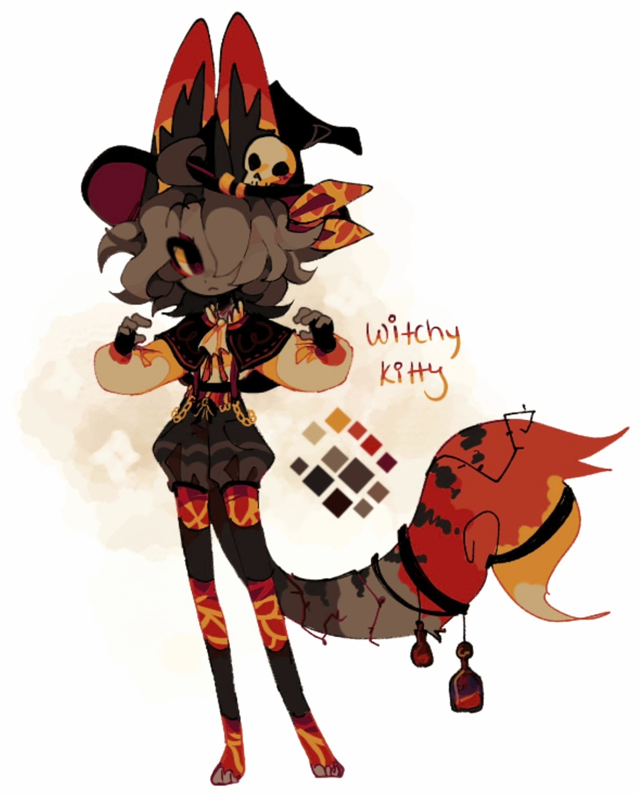 witchy kitty adopt by constellios -- Fur Affinity [dot] net