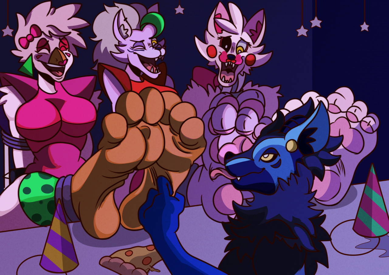 Commission] FNaF Girls Tickle Time by controlled_by_bc -- Fur Affinity  [dot] net