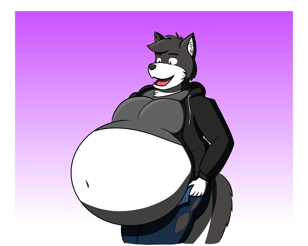Furry belly inflation
