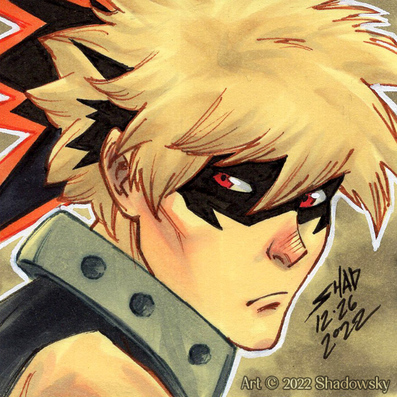 Anime Fanart My Hero Academia Bakugo