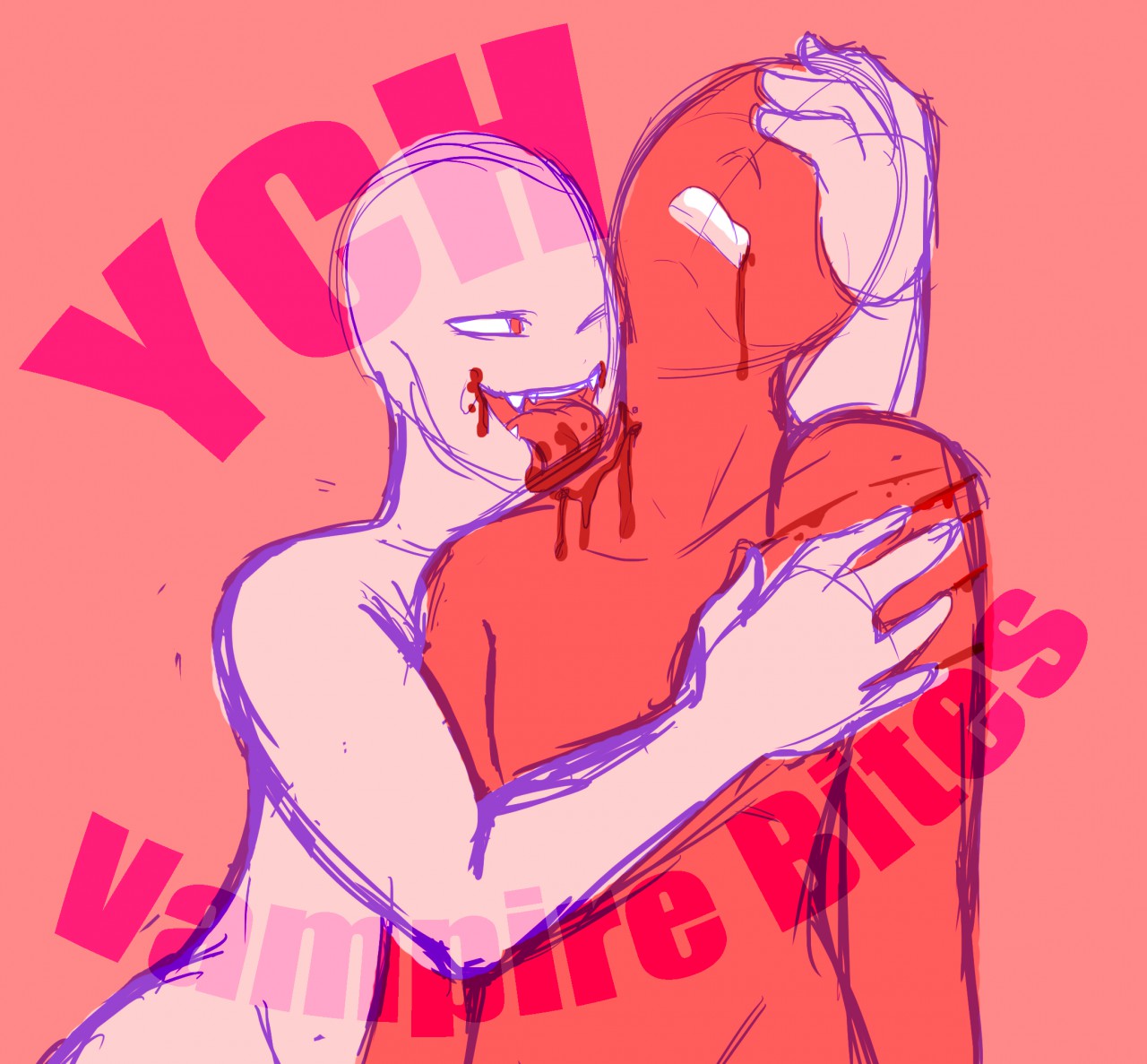 YCH 😋Bite on the cheek😋 - YCH.Commishes