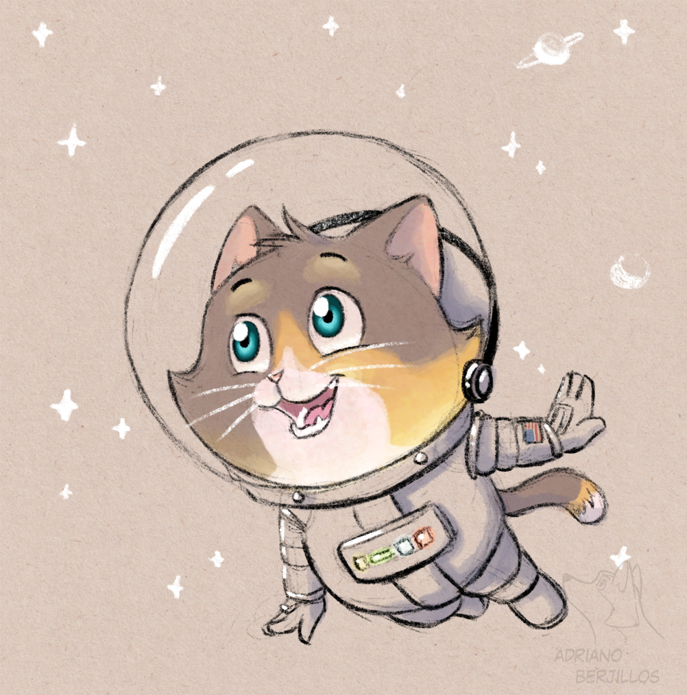 Cosmo, the Space Cat by Corgi -- Fur Affinity [dot] net