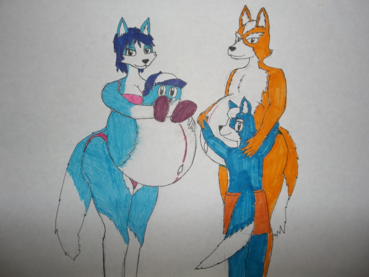 Gift: Wrenchy and Family by CorgisDie -- Fur Affinity dot ne