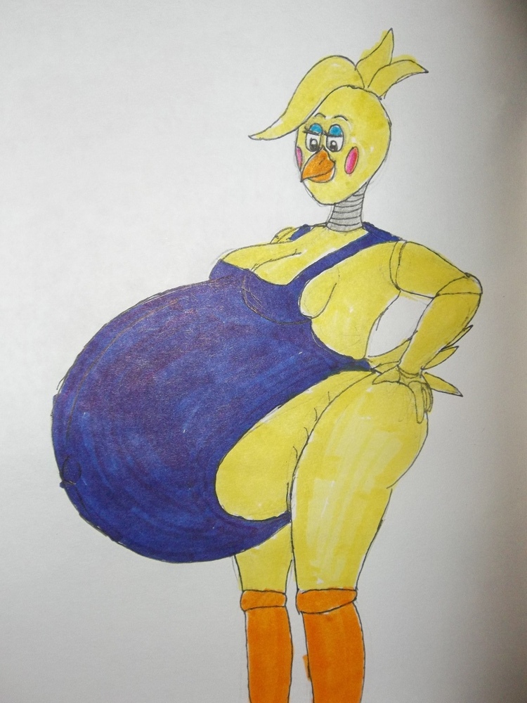 Pregnant Toy Chica. 