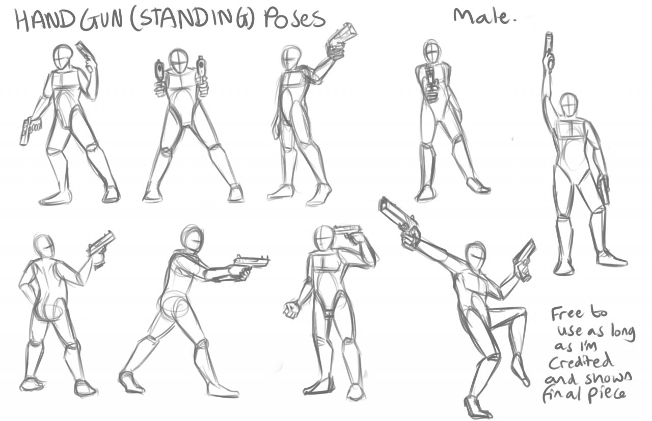 Gun pose reference