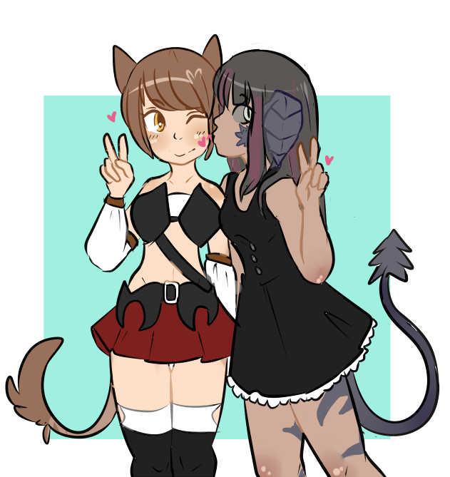 Couple OC  fanart by Tohkatana -- Fur Affinity [dot] net