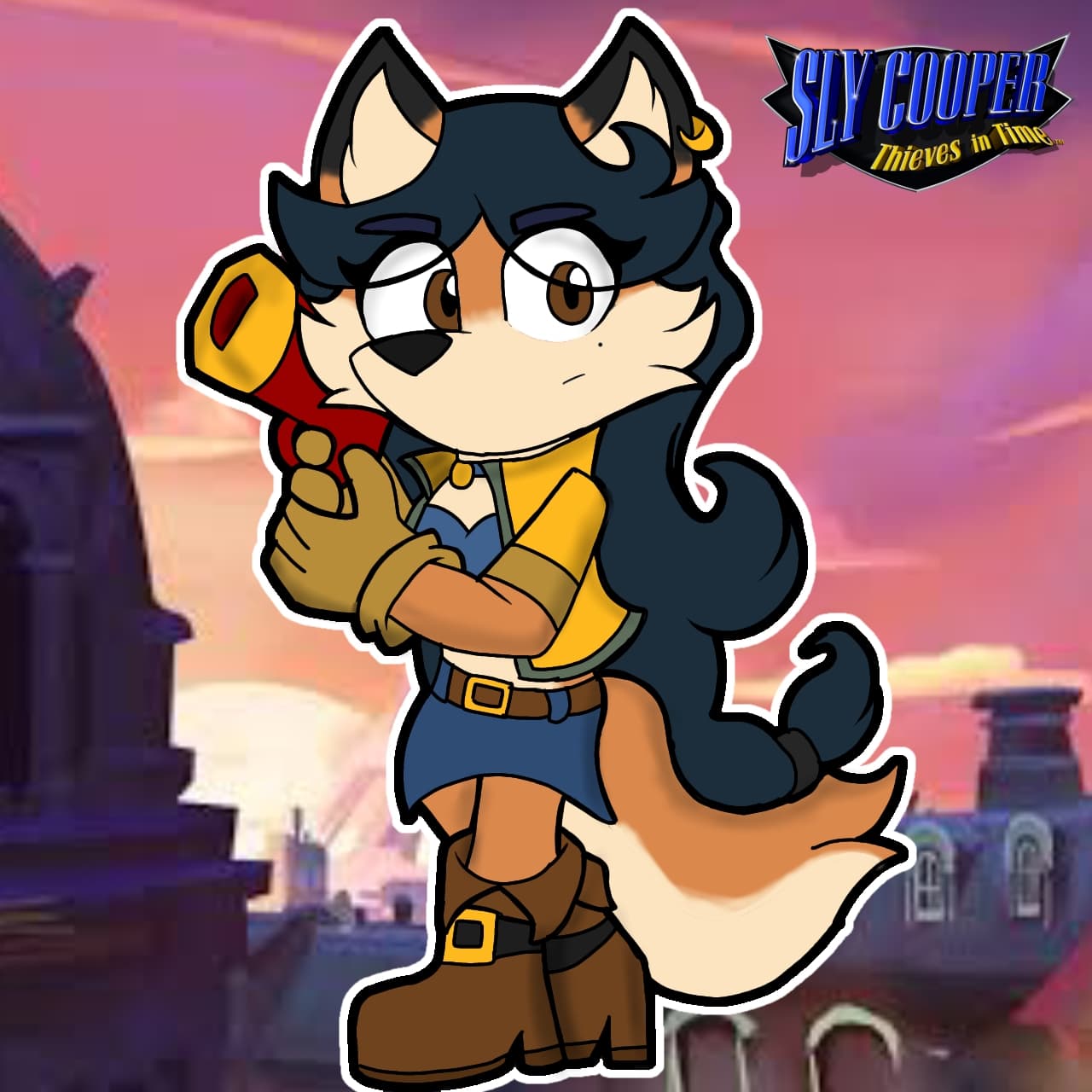 Carmelita Fox by Cosmic_Fox. -- Fur Affinity [dot] net