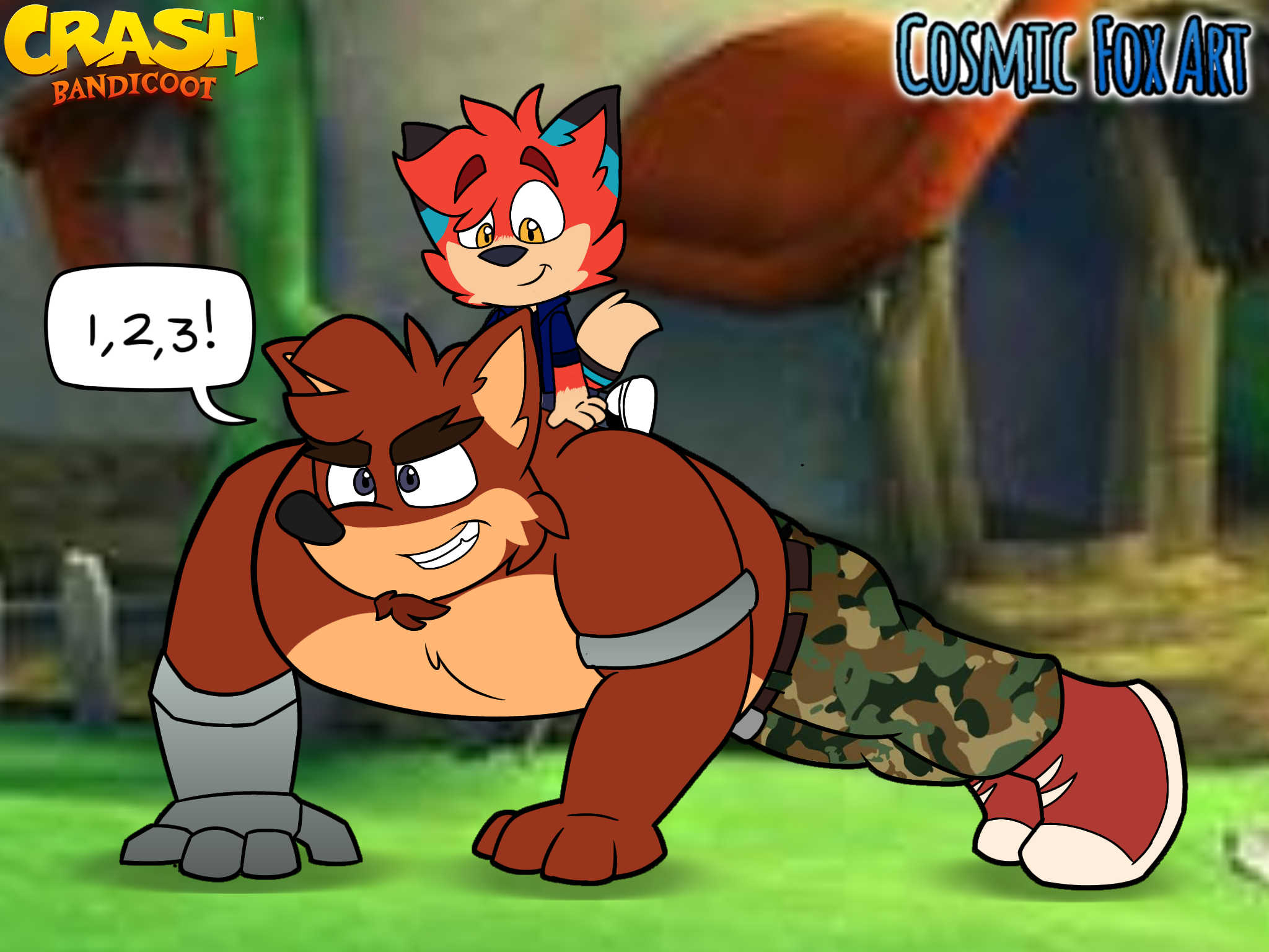 Dad Bandicoot 2 by Cosmic_Fox. -- Fur Affinity [dot] net