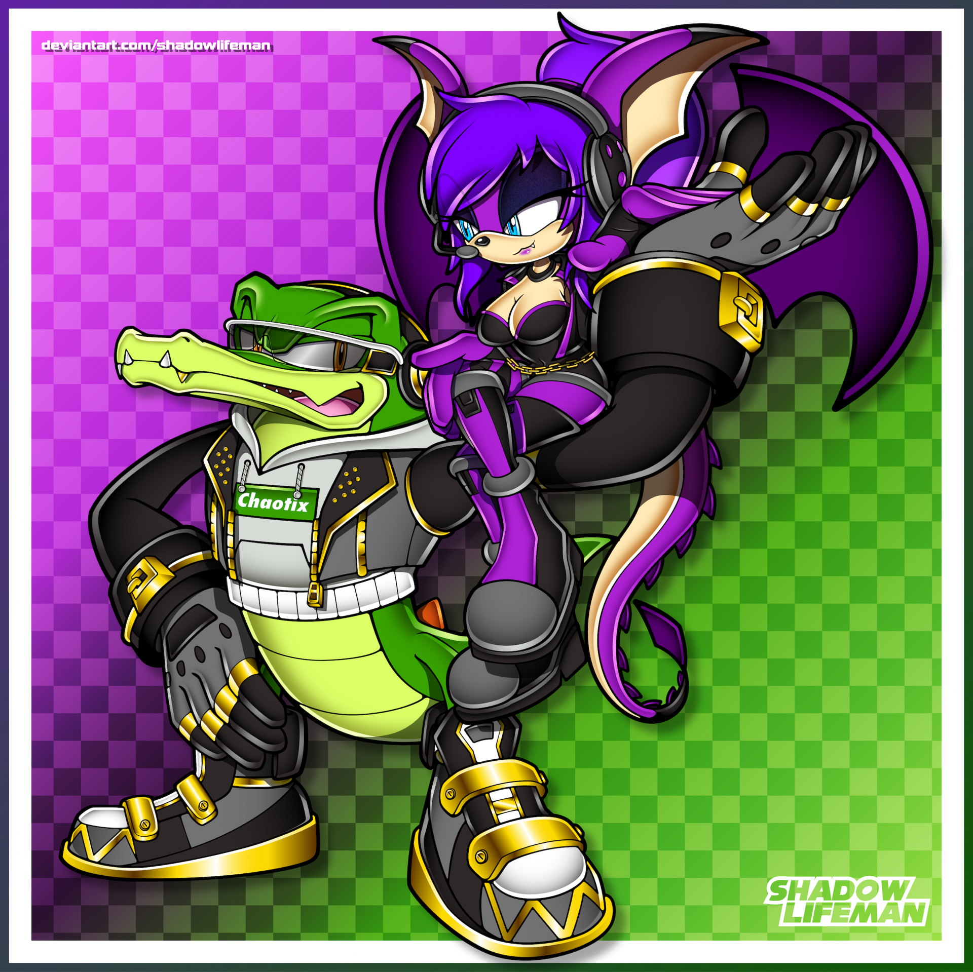 Sonic x Shadow Lunadragon - Illustrations ART street