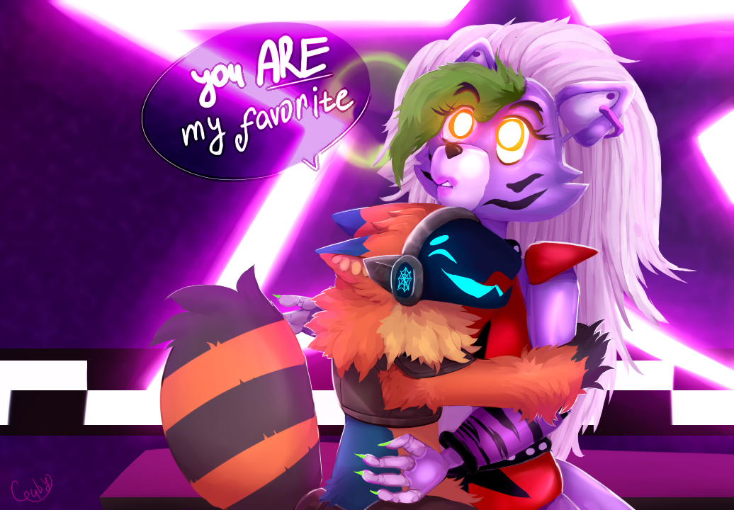 ROXY) FNAF: SECURITY BREACH by Couby -- Fur Affinity [dot] net