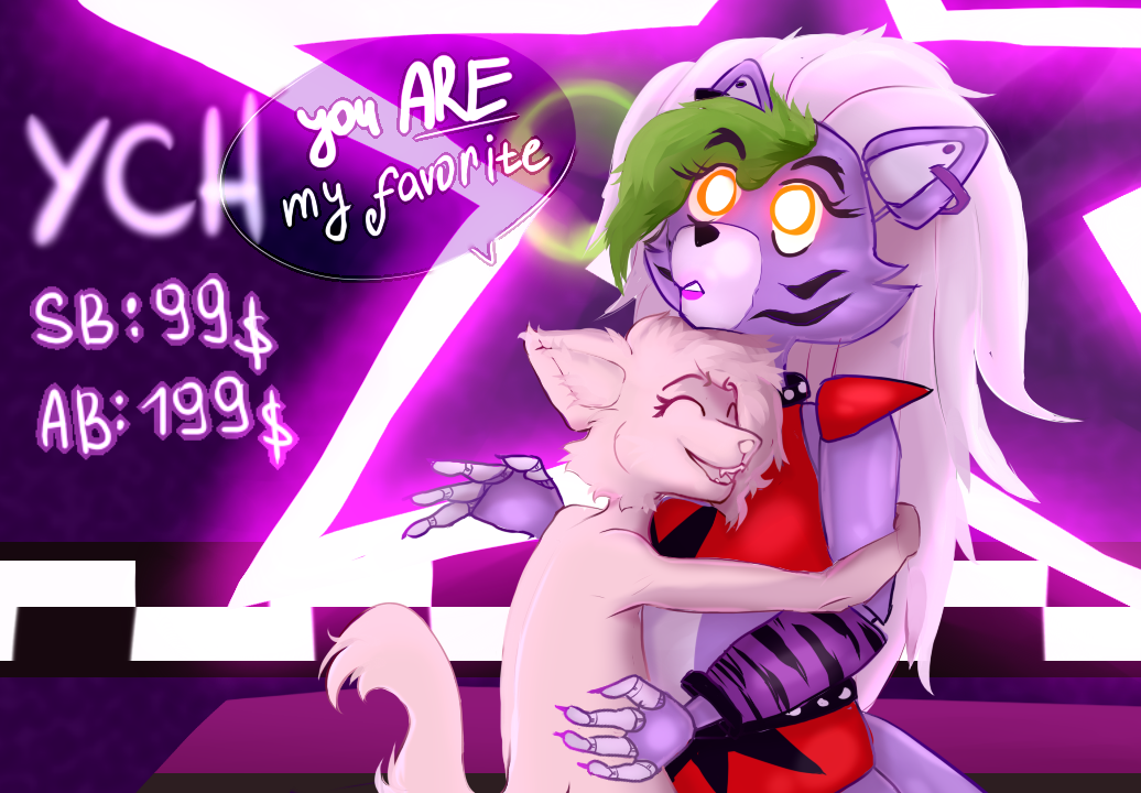 ROXY) FNAF: SECURITY BREACH YCH (FINISHED) by Couby_McCringe