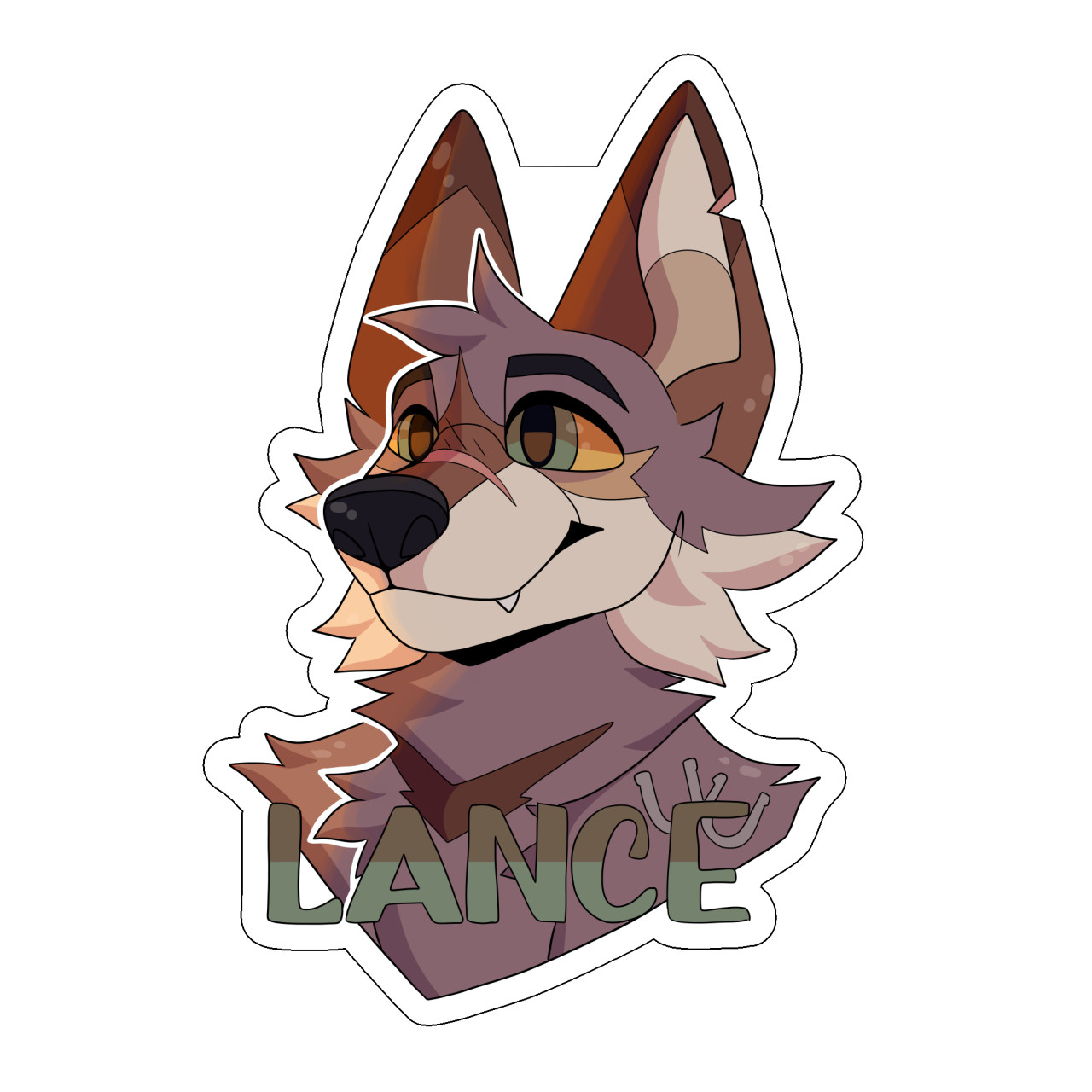LANCE COYOTE' BADGE by Coyot3 -- Fur Affinity [dot] net